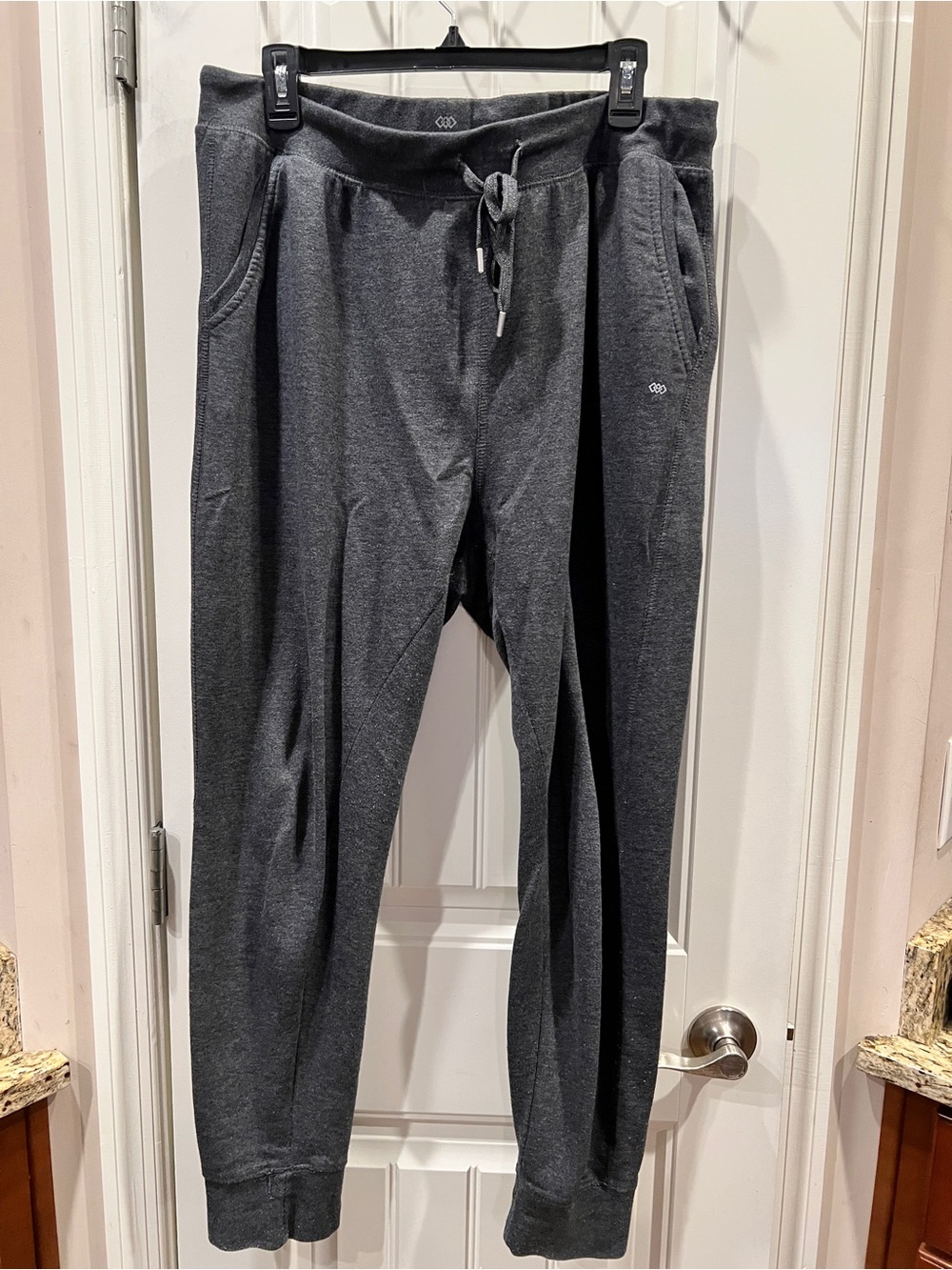 Leg3nd Charcoal Gray Drawstring Waist Joggers with Pockets Sz 1x